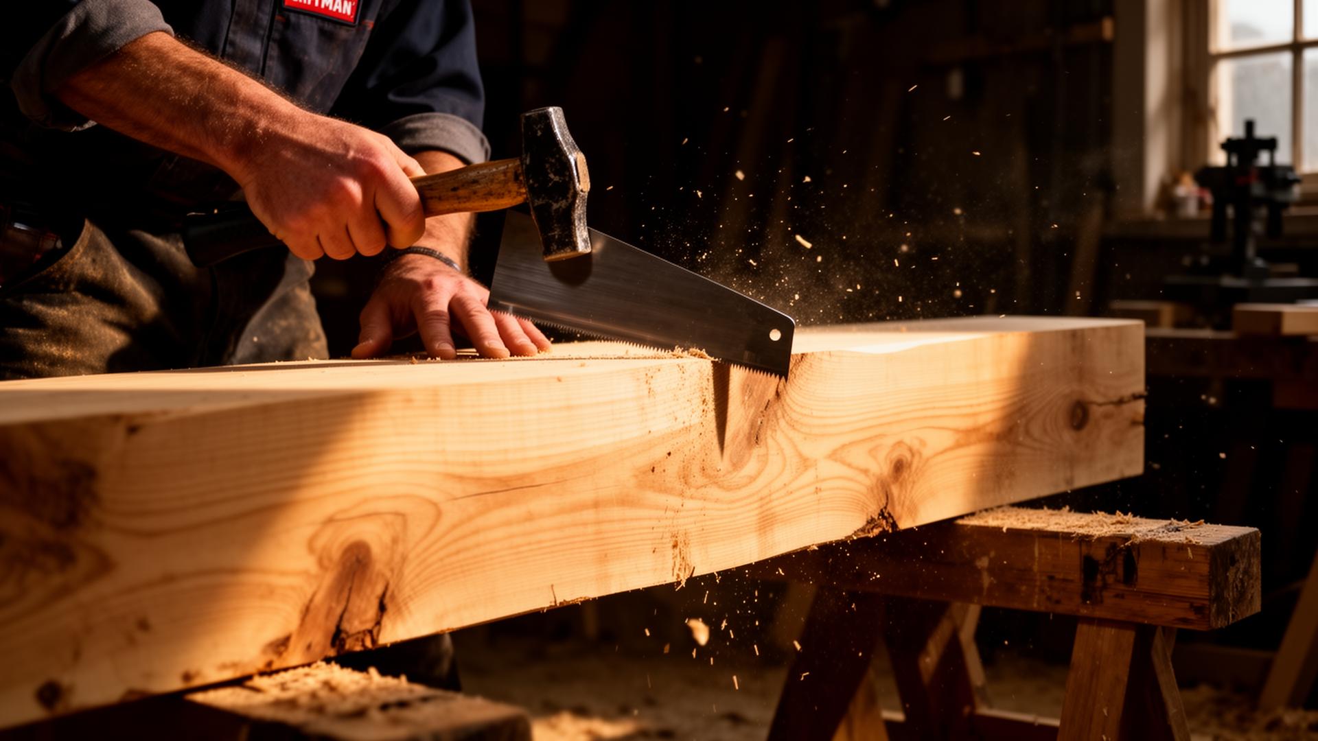 Blokhutparadijs ambacht in massief hout
